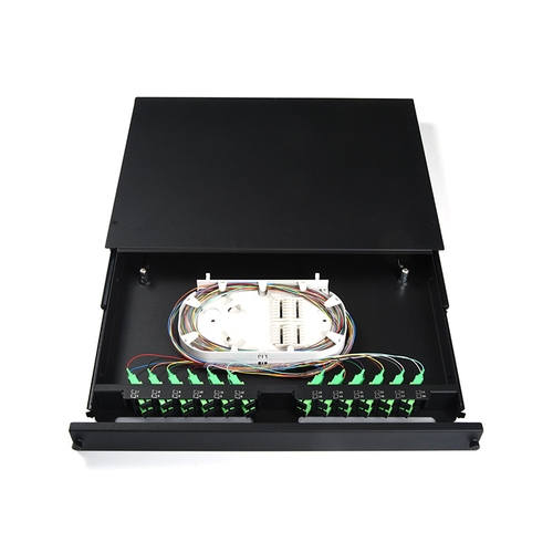 SMT-2206-24P-1U Tipo deslizante SC-LC Panel de conexión de fibra óptica de montaje en bastidor 1U SMT-2206-24P-1U Tipo deslizante SC-LC Panel de conexión de fibra óptica de montaje en bastidor 1U