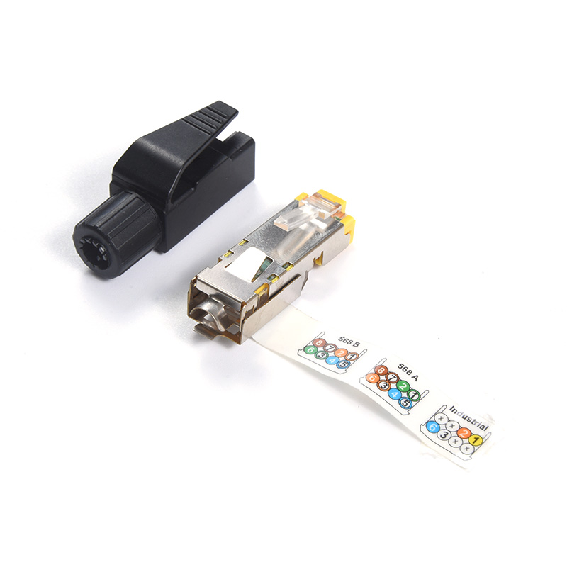 SMT-3017T8C6A-FTP Conector Ethernet industrial Cat6A Profinet de ocho núcleos