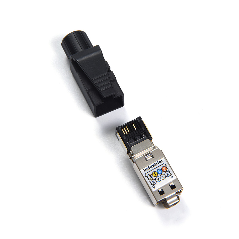 SMT-3017T4C5E-FTP Conector Ethernet industrial Cat5E Profinet de cuatro núcleos