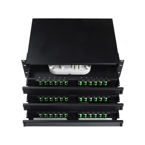SMT-2206-72P-3U Tipo deslizante SC-LC Panel de conexión de fibra óptica de montaje en bastidor 3U SMT-2206-72P-3U Tipo deslizante SC-LC Panel de conexión de fibra óptica de montaje en bastidor 3U