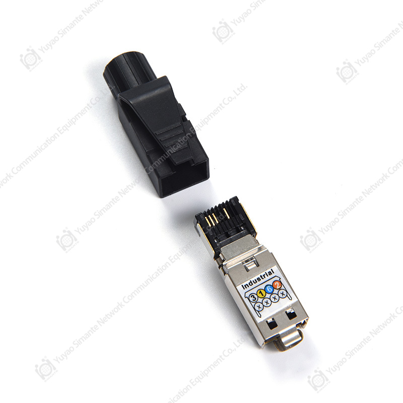 SMT-3017T4C5E-FTP Conector Ethernet industrial Cat5E Profinet de cuatro núcleos