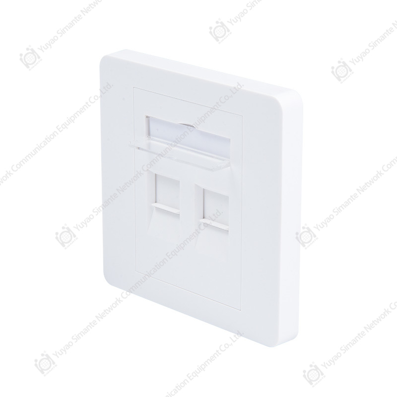 SMT-4332-86F-2P Placa frontal tipo 86 de dos puertos SMT-4332-86F-2P Placa frontal tipo 86 de dos puertos