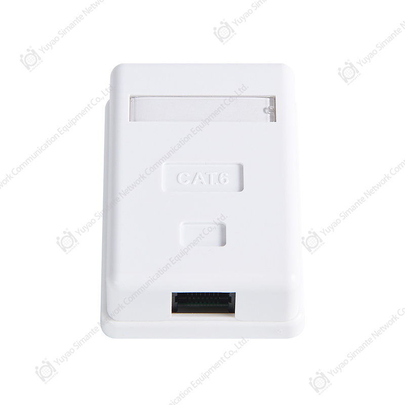 SMT-4402-1PC6 CAT6 Caja de superficie de 90 grados