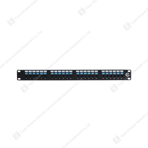 SMT-2026H24C5E 1U24 puerto 180 grados CAT5E UTP patch panel SMT-2026H24C5E 1U24 puerto 180 grados CAT5E UTP patch panel