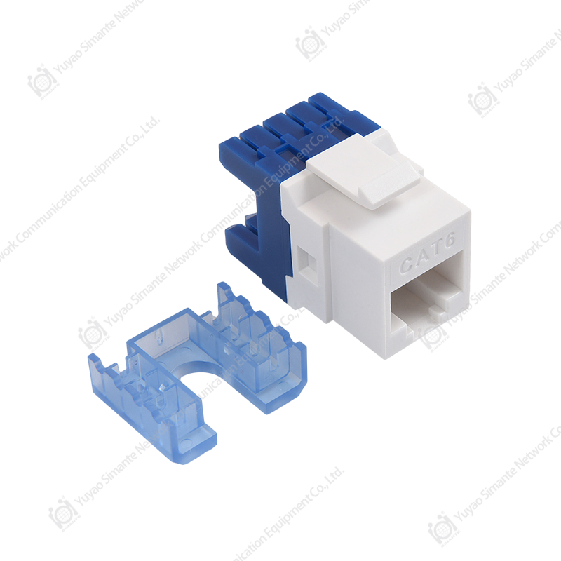SMT-1055D8C6 Conector trapezoidal CAT6 de 180 grados 110 y Krone IDC