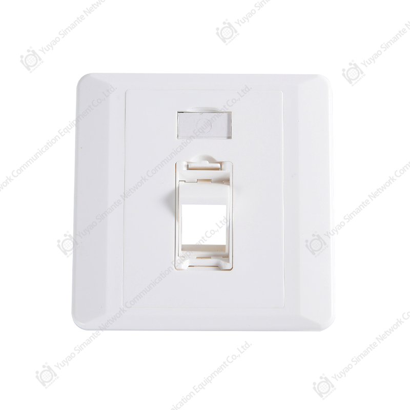 SMT-4323AP-86-1X tipo 86  Placa frontal giratoria de un solo puerto